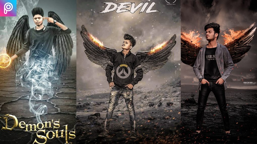 devil wings photo editing background and png download - NSB PICTURES