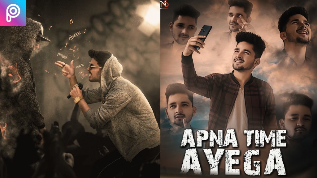 picsart apna time ayega song poster editing