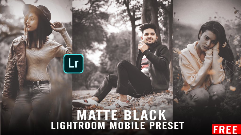 matte black lightroom mobile preset – FREE Download