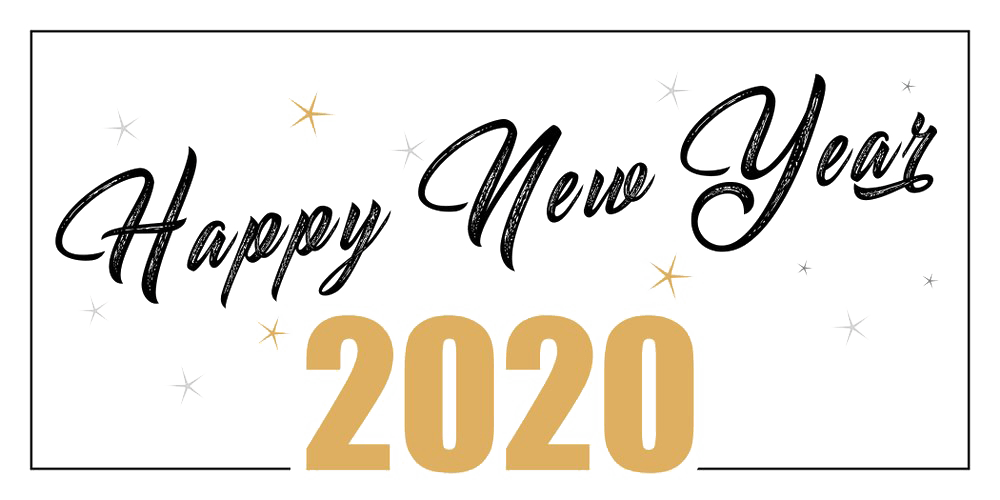 Happy new year 2020 png Download - HD Text PNG FREE