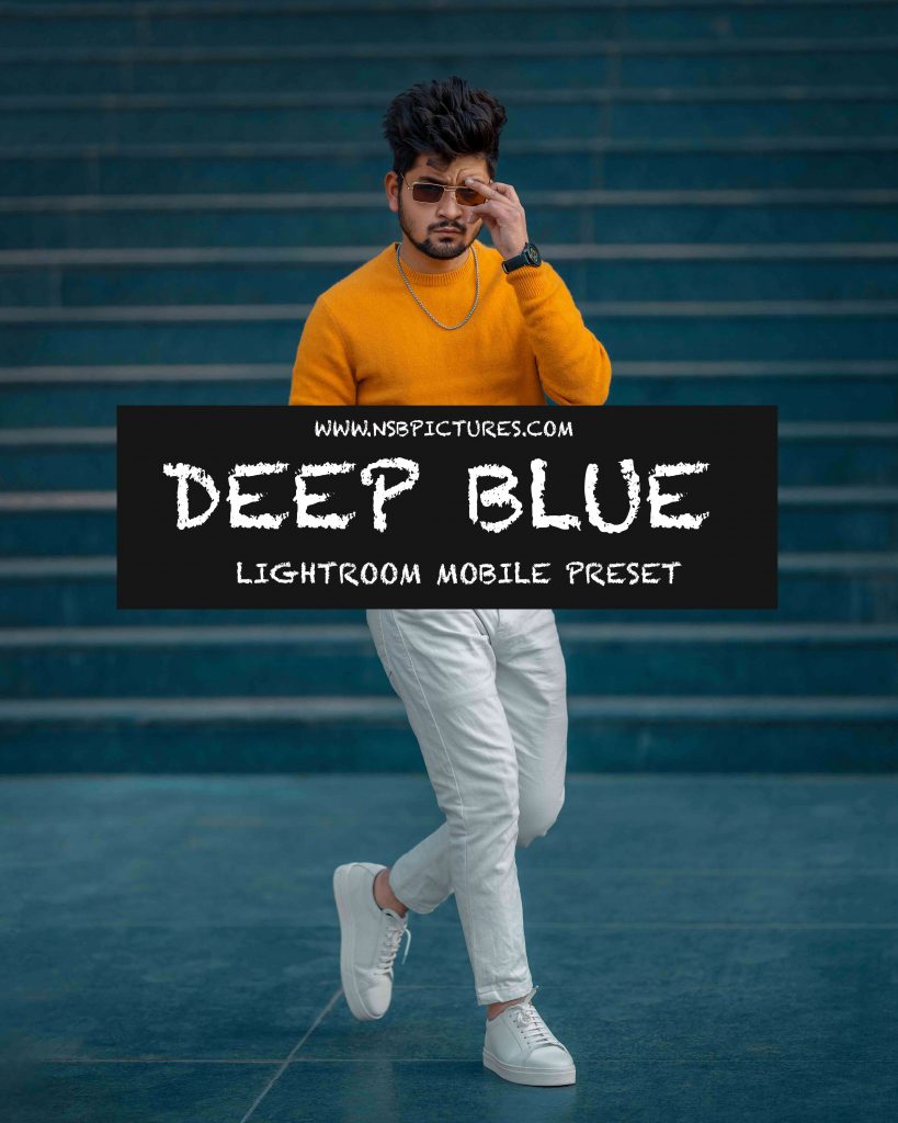 DEEP BLUE LIGHTROOM MOBILE PRESET